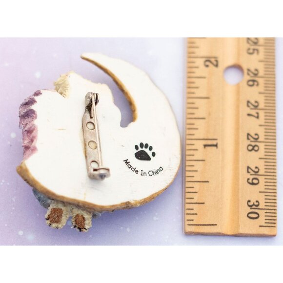 Vintage Cute Sweet Dreams Teddy Bear Brooch| J19 - Picture 2 of 2